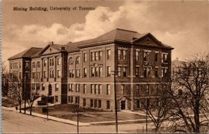 Vtg 1910's Mining Building Univesity Of Toronto Ontario Canada Postcard