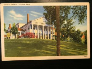 Vintage Postcard 1930-1945 General Hospital Augusta Maine