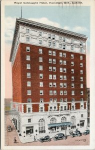 Royal Connaught Hotel Hamilton Ontario ON Postcard F80