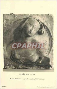 Old Postcard Museum of Lyon Bust of Woman Art Francois XVI Siecle