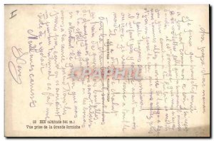 Old Postcard Eze View Taking the Grande Corniche