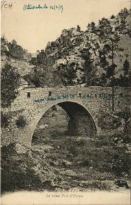 CPA OLLIOULES Ollioules-les-Gorges - Le Vieux Pont d'Evenos (1113162)