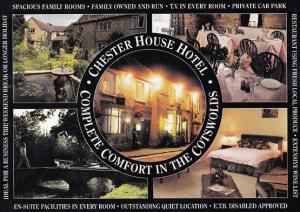 Chester House Hotel Complete Comfort Hotel Disabled Car Post Cheshire Postcard