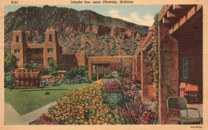 Phoenix Arizona 1944 Jokake Inn Winter Resort Hotel Desert Near Vintage Postcard