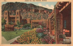 Phoenix Arizona 1944 Jokake Inn Winter Resort Hotel Desert Near Vintage Postcard