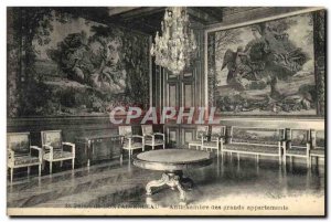 Old Postcard Palais De Fontainebleau Antichambre Of Flats