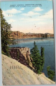 postcard Oregon - Sinnot Memorial Observation Station
