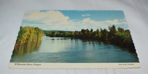 Willamette River Oregon Postcard Smith Western Inc. Dexter Press 1500-D