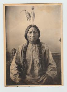 Sitting Bull Postcard Native American Indian Chief Hunkpapa Sioux