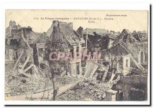 The France recaptured Old Postcard Bapaume Ruins