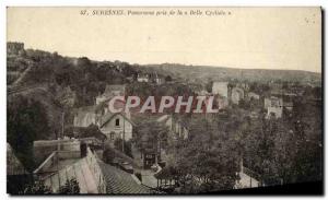 Old Postcard Suresnes Panorama Taken from the Belle Cycliste Velo Cycle Resta...