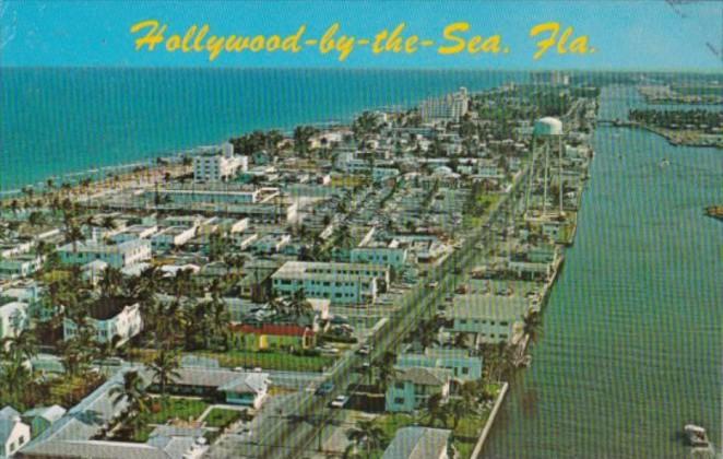 Florida Hollywood-by-the-Sea Aerial View Looking South