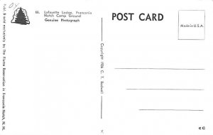 Pecketts Aerial Tramway  Real Photo - Franconia , New Hampshire NH Postcard