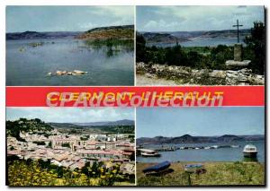 Modern Postcard Clermont L'Herault Dam and Lake Salagou