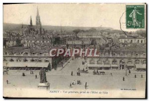 Old Postcard Nancy Vue Generale Taking L & # 39Hotel City