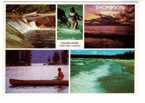100,000 Lakes, Falls, Beach, Canoe, Thompson, Manitoba