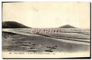 Old Postcard Val Andre Le Soir on Greve Nantois