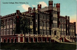 Vtg New Orleans Louisiana LA Loyola College 1910s Unused Postcard