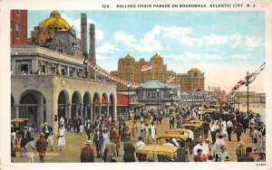 Rolling Chair Parade on the Boardwalk in Atlantic City, New Jersey