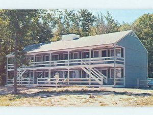 Pre-1980 LODGE MOTEL SCENE Central Harbor - Near Meredith & Laconia NH AE0553