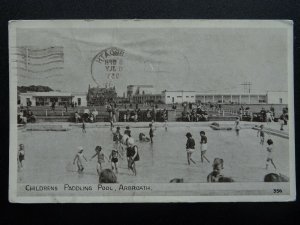 Scotland Angus ARBROATH Childrens Paddling Pool c1953 Postcard