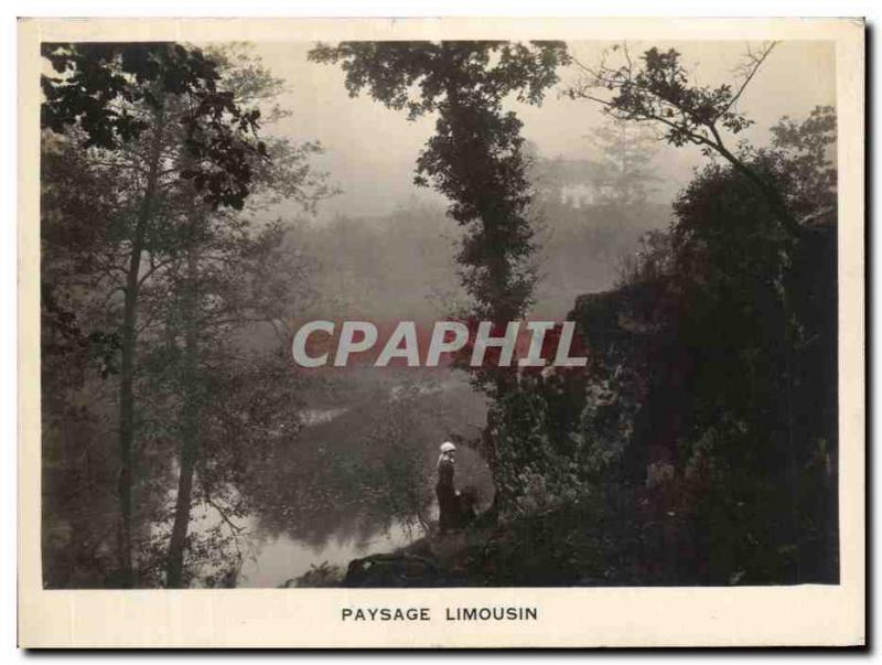 Old Postcard Limousin Landscape