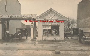 IA, Mechanicsville, Iowa, RPPC, Consumers Service Station, Go-Gas, Texaco Oil