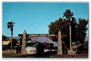 c1960's Furnace Creek Ranch Gates Entrance Death Valley California CA Postcard