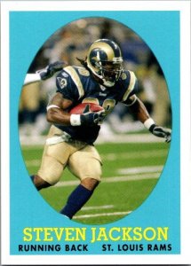 2007 Topps Football Card Steven Jackson St Louis Rams sk20769