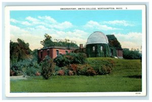 1935 Observatory Smith College Northampton Massachusetts MA Vintage Postcard 