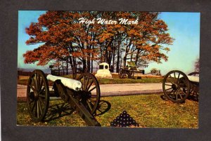 PA Civil War Pickett Charge High Water Mark Gettysburg Pennsylvania Postcard