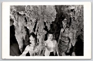 Rushmore Cave Black Hills SD South Dakota Real Photo Postcard V25