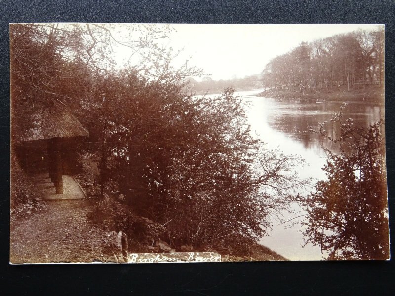 BINGHAM BOWER (near River Tweed?) Old RP Postcard by G.W. Gibson of Coldstream