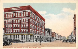 Masonic Temple Commercial Club Cedar Rapids, Iowa