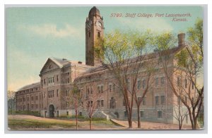 Postcard Staff College Fort Leavenworth Kansas