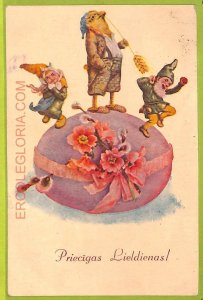 ae9666 - Postcards VINTAGE POSTCARD - LITHUANIA - Celebrations Easter-