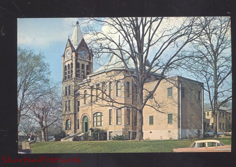 FORREST CITY ARKANSAS ST. FRANCIS COUNTY COURT HOUSE 1950's CARS OLD POSTCARD