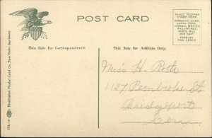 1907 Jamestown Expo Army Navy Officers Quarters Postcard