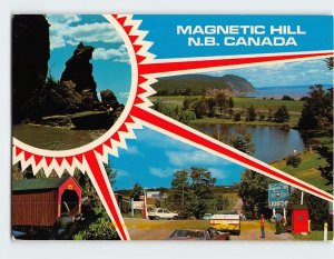 Postcard Magnetic Hill, Moncton, Canada