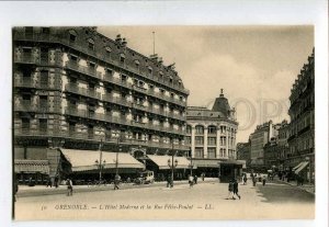 3075714 FRANCE GRENOBLE - L'Hotel Moderne et la Rue Felix-Poula