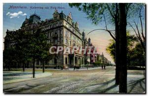 Old Postcard Mnnheim Kaiserring mit Park Hotel