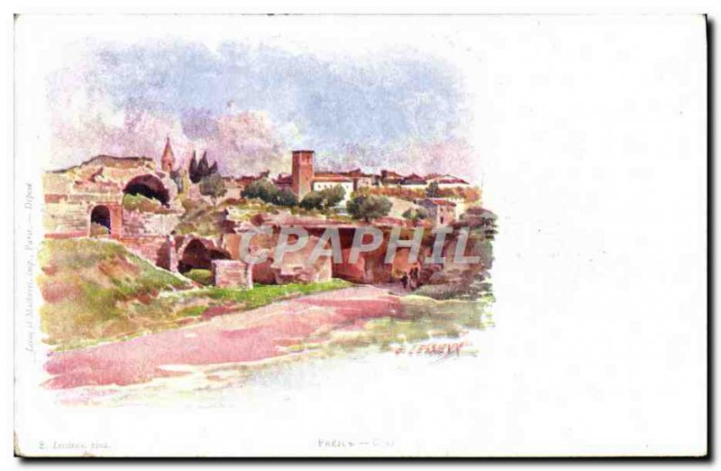 Old Postcard Fantasy Illustrator Frejus