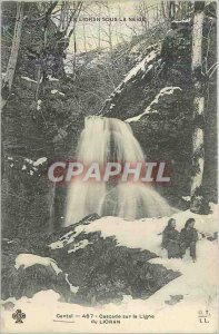 Postcard Old Cantal Waterfall on the line Lioran