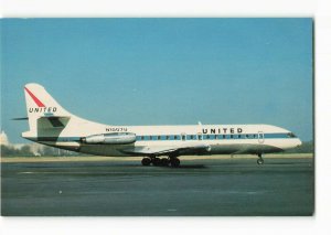 Postcard Airline UNITED AIRLINES N1007U Unposted ME7.