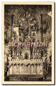 Old Postcard Shrine of Our Lady of Behuard The high altar and the miraculous ...