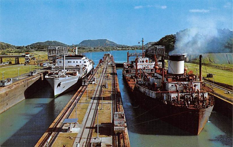 Miraflores Locks Panama Canal Panama Tape on back 