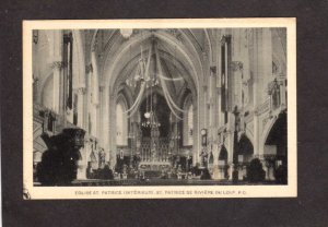 PQ QC Eglise Church St Patrice Riviere du Loop Quebec Carte Postale Postcard