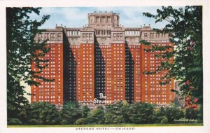The Stevens Hotel - Chicago IL, Illinois - (Now the Hilton Chicago Hotel) - WB
