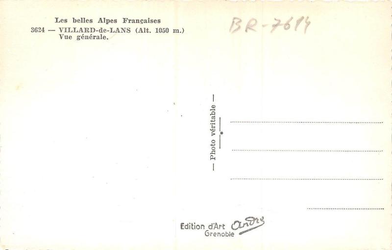 BR7614 Villard de Lans vue generale   france