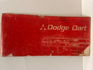 1967 Chrysler Dodge Dart Operating Instructions
